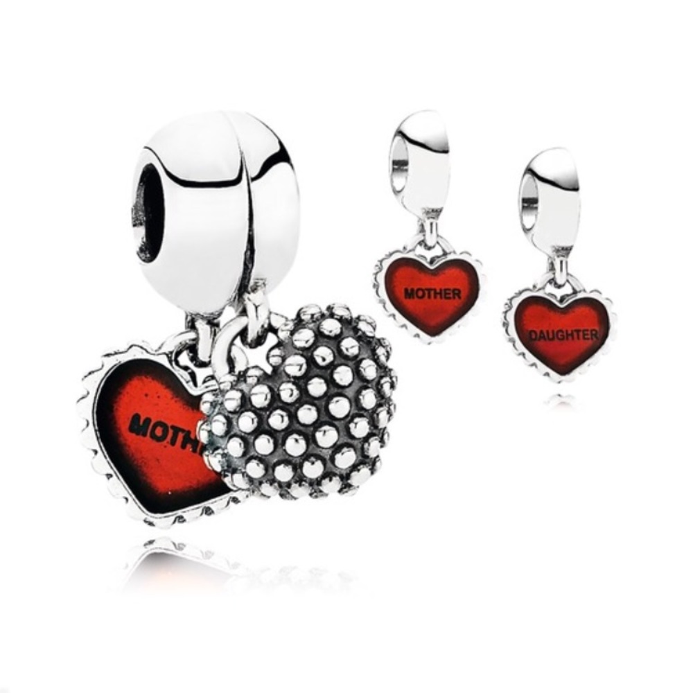 Pandora mother daughter charm set.